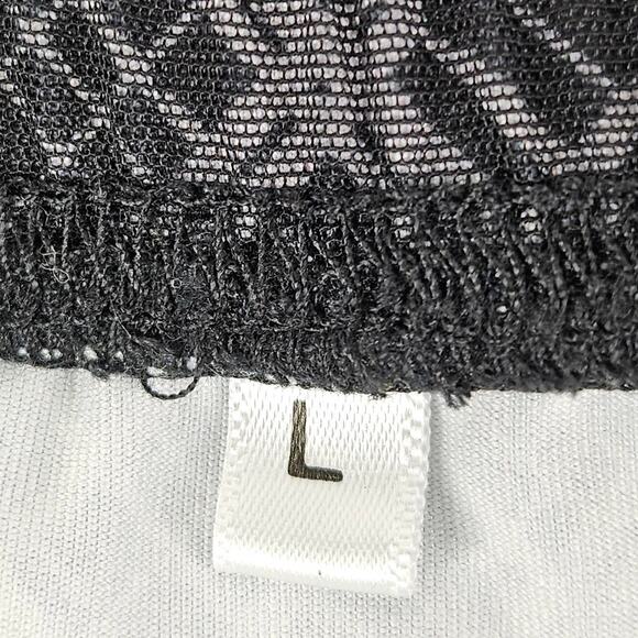 BLACK PAID WOMEN'S SKIRT SIZE LARGE - POLYESTER BLEND FOR STRETCH FLATTERING FIT - Picture 7 of 11